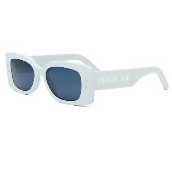 Dior Blue and White Sunglasses - Picture 2 of 2
